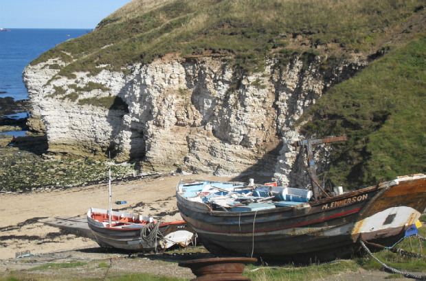 beach at Flamborough Head 