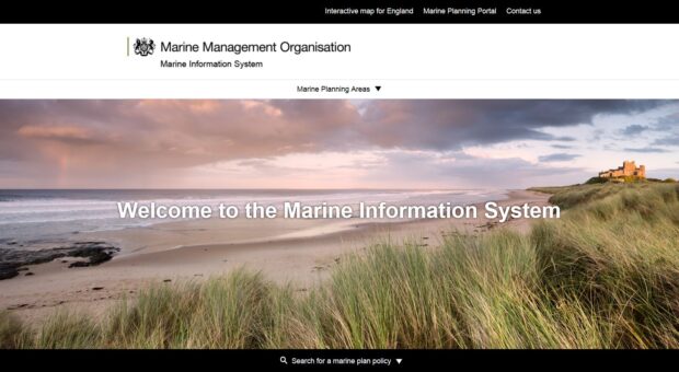 Marine Information System (MIS) website