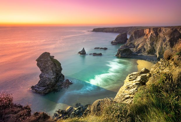 English coast, Cornwall