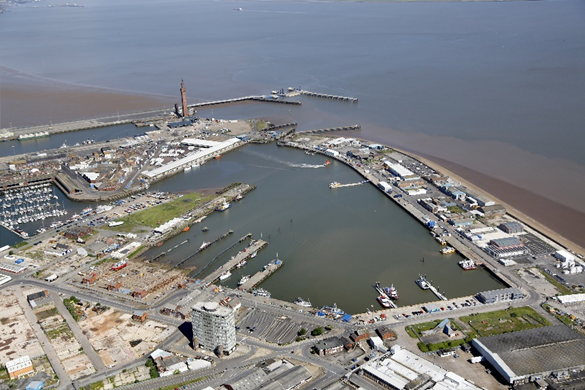 Port aerial image.